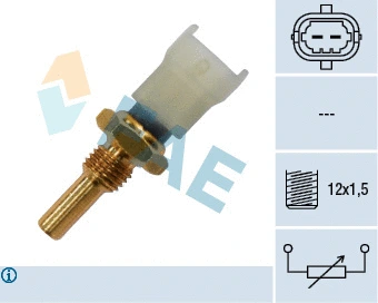 Sensor, oil temperature (33480)