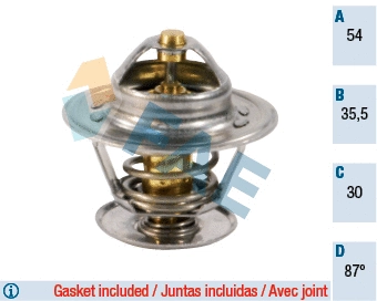 Thermostat, coolant (5303987)