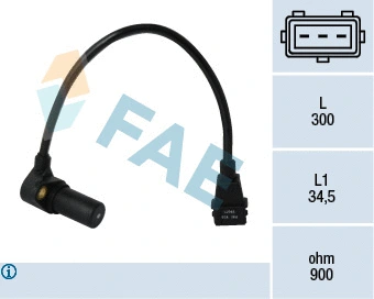 Sensor, crankshaft pulse (79071)