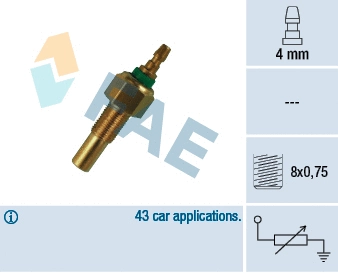 Sensor, coolant temperature (32170)