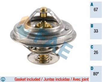 Thermostat, coolant (5305380)
