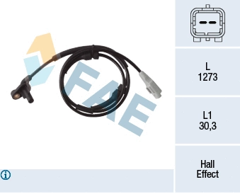 Sensor, wheel speed (78403)