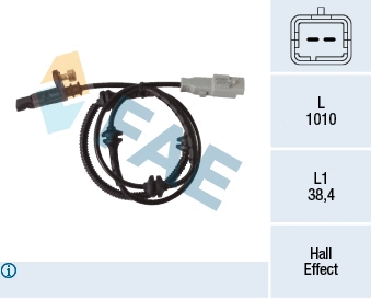 Sensor, wheel speed (78423)