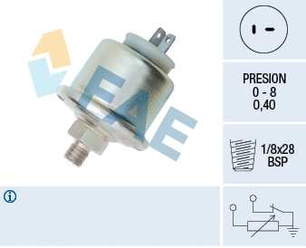 Sensor, oil pressure (14140)