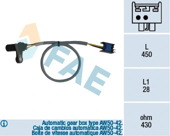 Sensor, crankshaft pulse (79126)