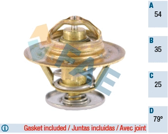 Thermostat, coolant (5330879)