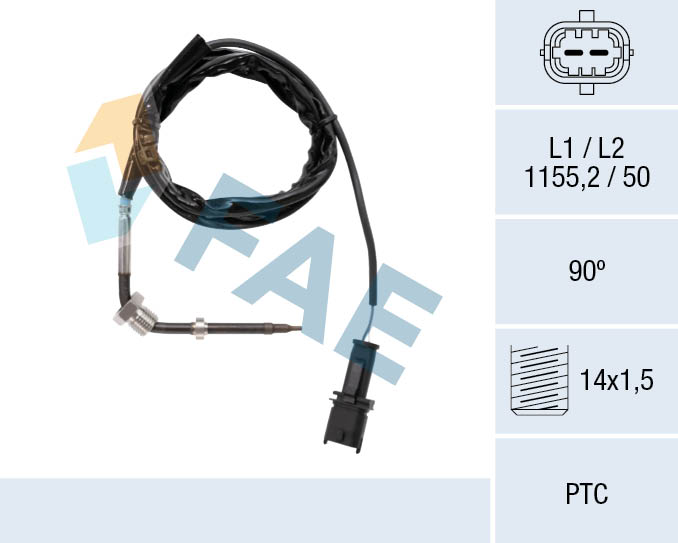 Sensor, exhaust gas temperature (68123)