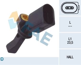 Sensor, wheel speed (78066)
