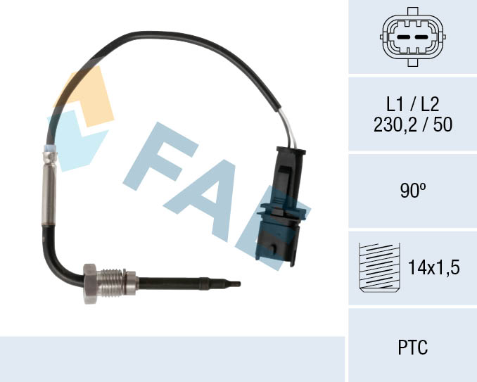 Sensor, exhaust gas temperature (68037)