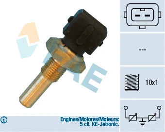 Sensor, coolant temperature (33410)