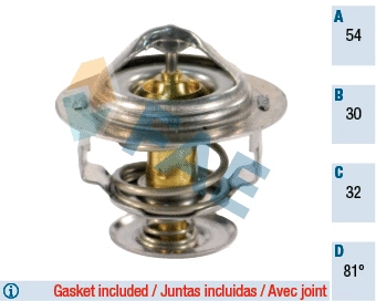Thermostat, coolant (5302381)