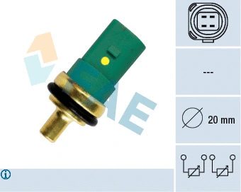 Sensor, coolant temperature (33783)