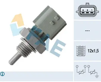 Sensor, coolant temperature (33841)