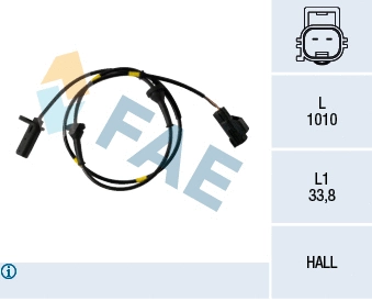 Sensor, wheel speed (78270)