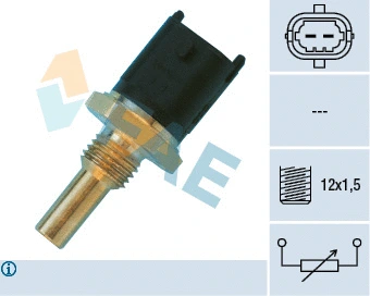 Sensor, coolant temperature (33680)