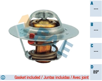 Thermostat, coolant (5334489)