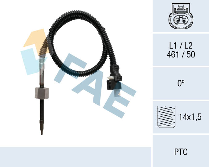Sensor, exhaust gas temperature (68040)