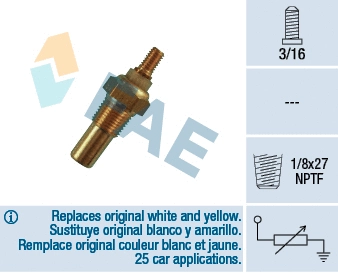 Sensor, coolant temperature (32080)