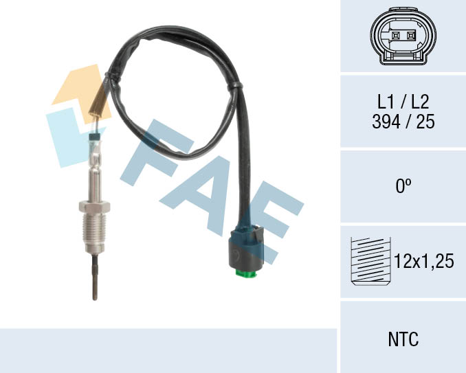 Sensor, exhaust gas temperature (68606)