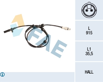 Sensor, wheel speed (78178)