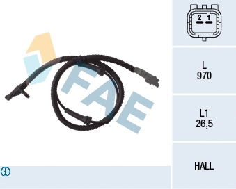 Sensor, wheel speed (78031)