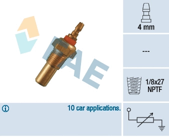 Sensor, coolant temperature (32450)