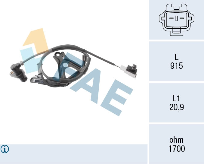 Sensor, wheel speed (78585)