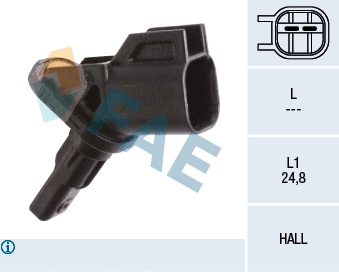 Sensor, wheel speed (78180)