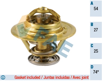 Thermostat, coolant (5330474)