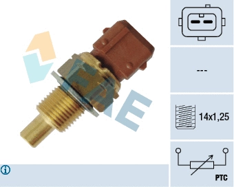 Sensor, coolant temperature (33793)