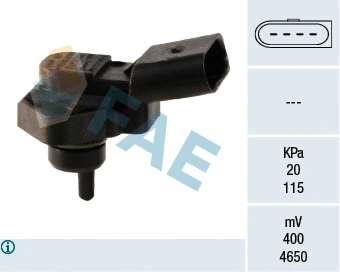 Sensor, intake manifold pressure (15031)
