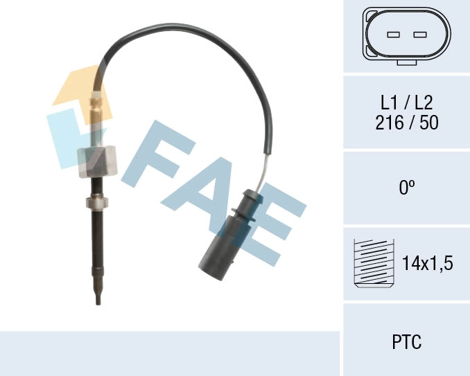 Sensor, exhaust gas temperature (68105)