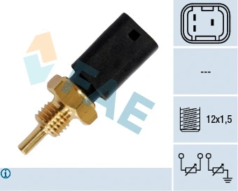 Sensor, coolant temperature (33724)