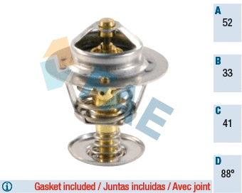 Thermostat, coolant (5307688)