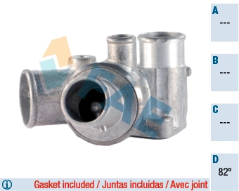 Thermostat, coolant (5338082)