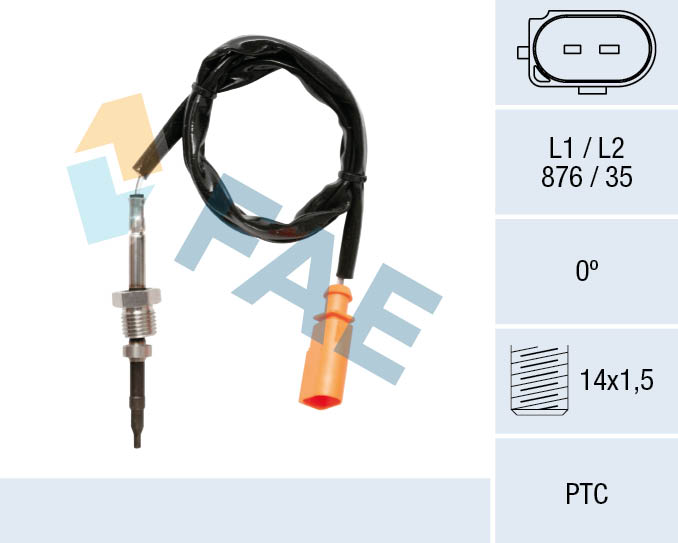 Sensor, exhaust gas temperature (68057)