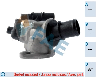 Thermostat, coolant (5344188)