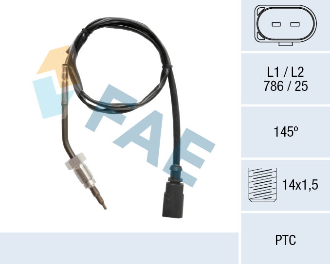 Sensor, exhaust gas temperature (68116)