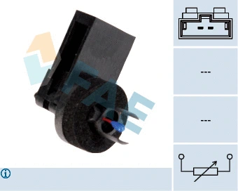 Sensor, interior temperature (33516)