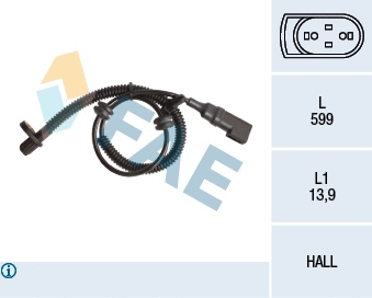 Sensor, wheel speed (78146)