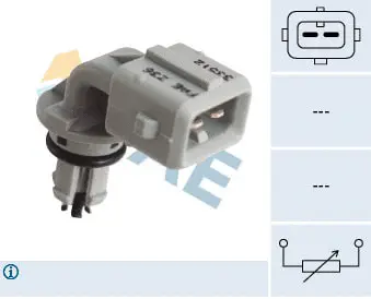 Sensor, exterior temperature (33512)