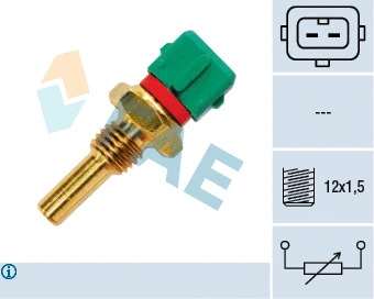 Sensor, coolant temperature (33770)