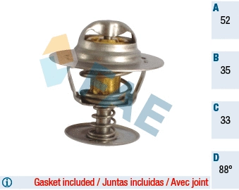 Thermostat, coolant (5305188)