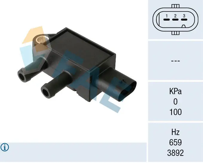 Sensor, exhaust pressure (16159)