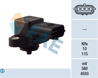 Sensor, intake manifold pressure (15135)