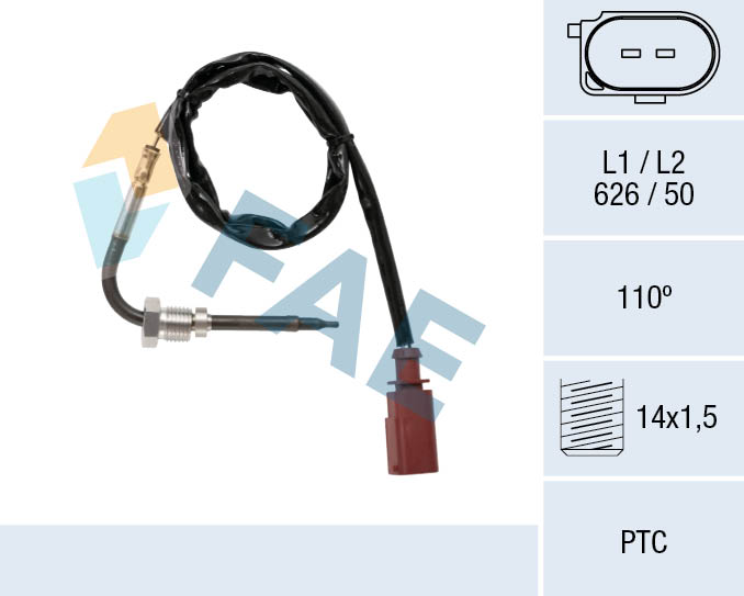 Sensor, exhaust gas temperature (68042)