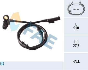 Sensor, wheel speed (78132)