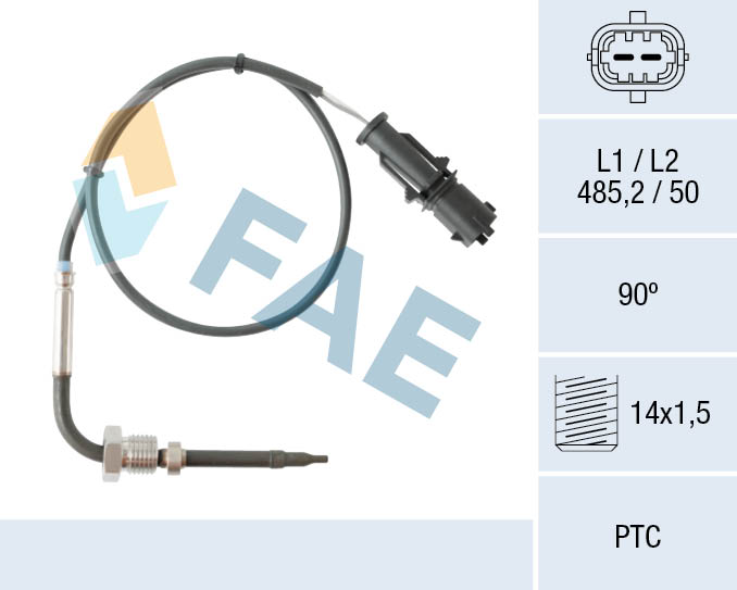 Sensor, exhaust gas temperature (68080)