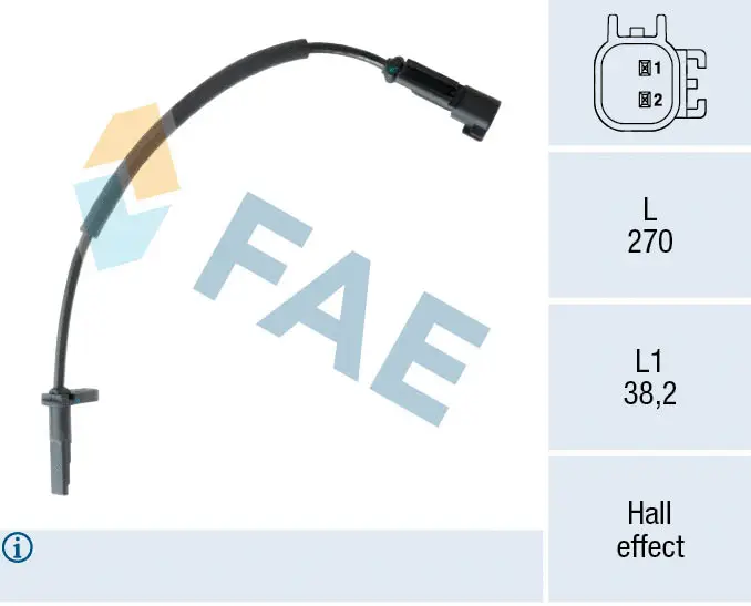 Sensor, wheel speed (78556)