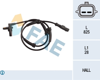 Sensor, wheel speed (78221)